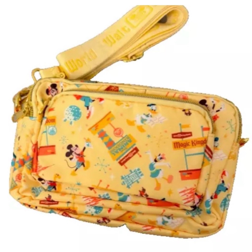 Disney Yellow Crossbody and Belt Bag